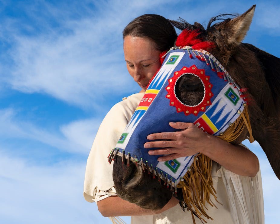 Les chevaux font aujourd'hui partie intégrante de la vie des Lakotas et de nombreuses autres nations des Plaines.