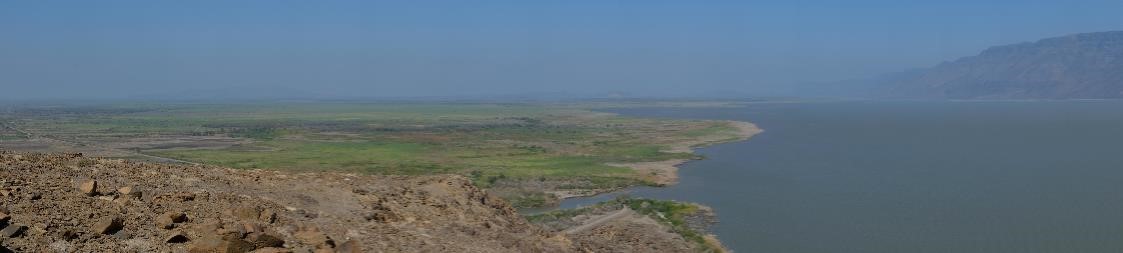 Le delta de la rivière Awash au lac Gamari dans l’Afar éthiopien (L. Khalidi, VAPOR-Afar).