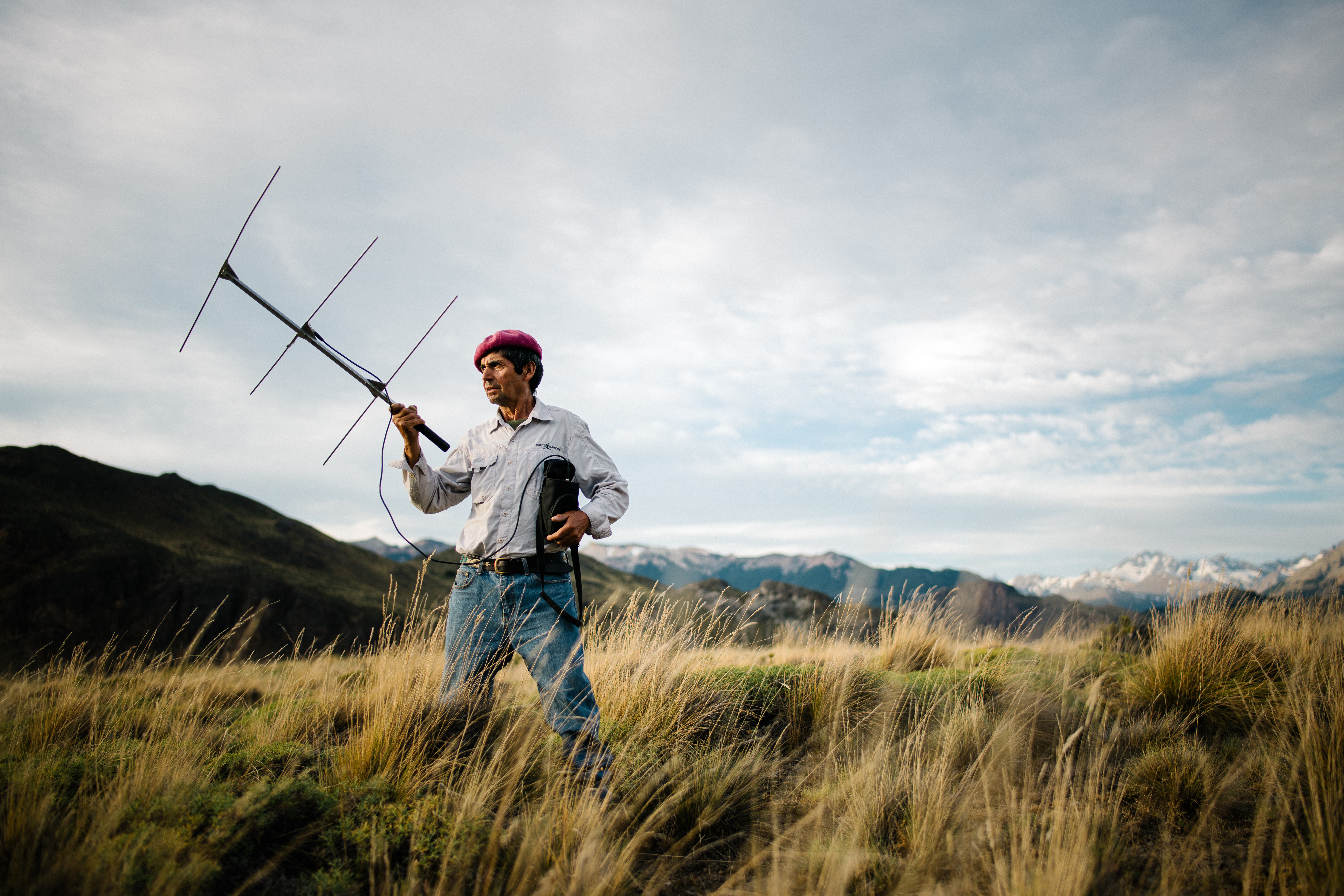 Arcilio Sepulveda, ranger au sein du Parc National de Patagonie. Crédits : Jan Vincent Kleine